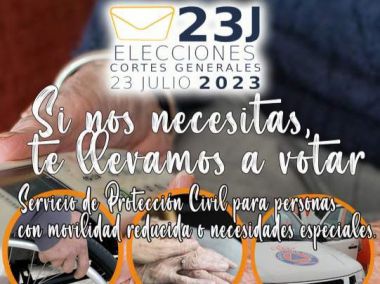 Servicio de transporte para las elecciones del 23-J en Guadarrama