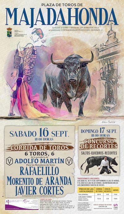 Majadahonda tendrá dos eventos taurinos en septiembre