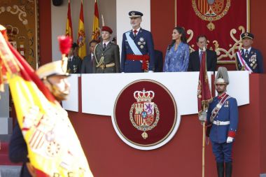 Leonor se convierte en centro de todas las miradas en el desfile de la Fiesta Nacional