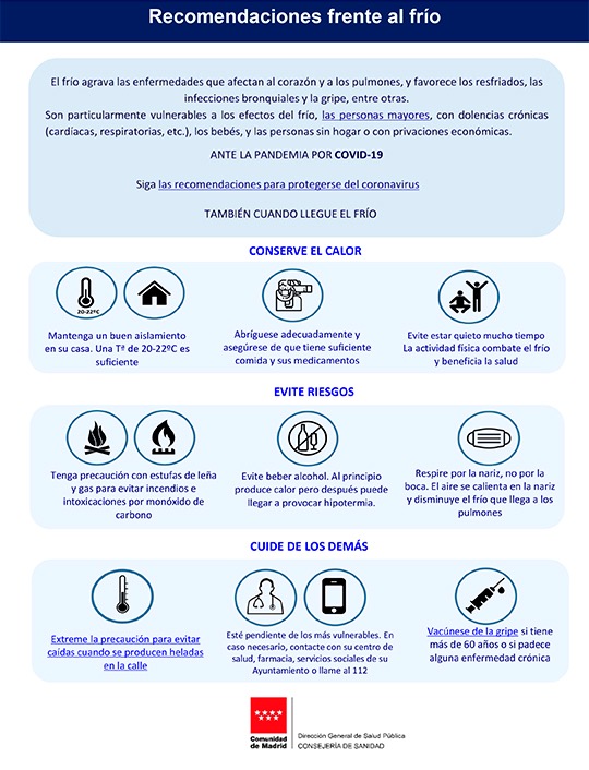 La AEMET prevé temperaturas muy bajas el viernes en la sierra