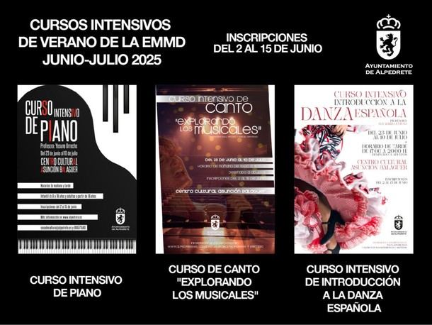 Cursos de verano en Alpedrete: canto, danza y piano intensivos