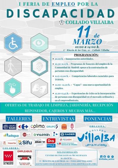 Feria de Empleo Inclusiva 2025 en Collado Villalba