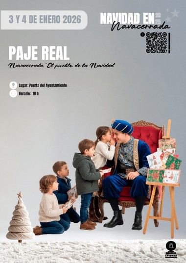 El Paje Real llega a Navacerrada para escuchar los deseos de los niños