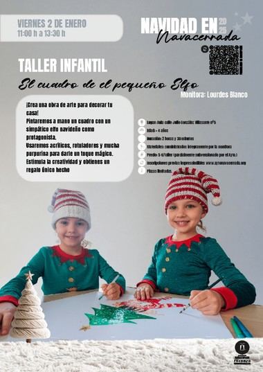 Taller de pintura navideña: crea tu propio cuadro con un elfo encantador