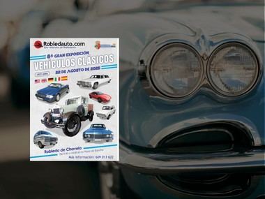 Exposición de Autos Clásicos en Plaza de España el 22 de agosto de 2025
