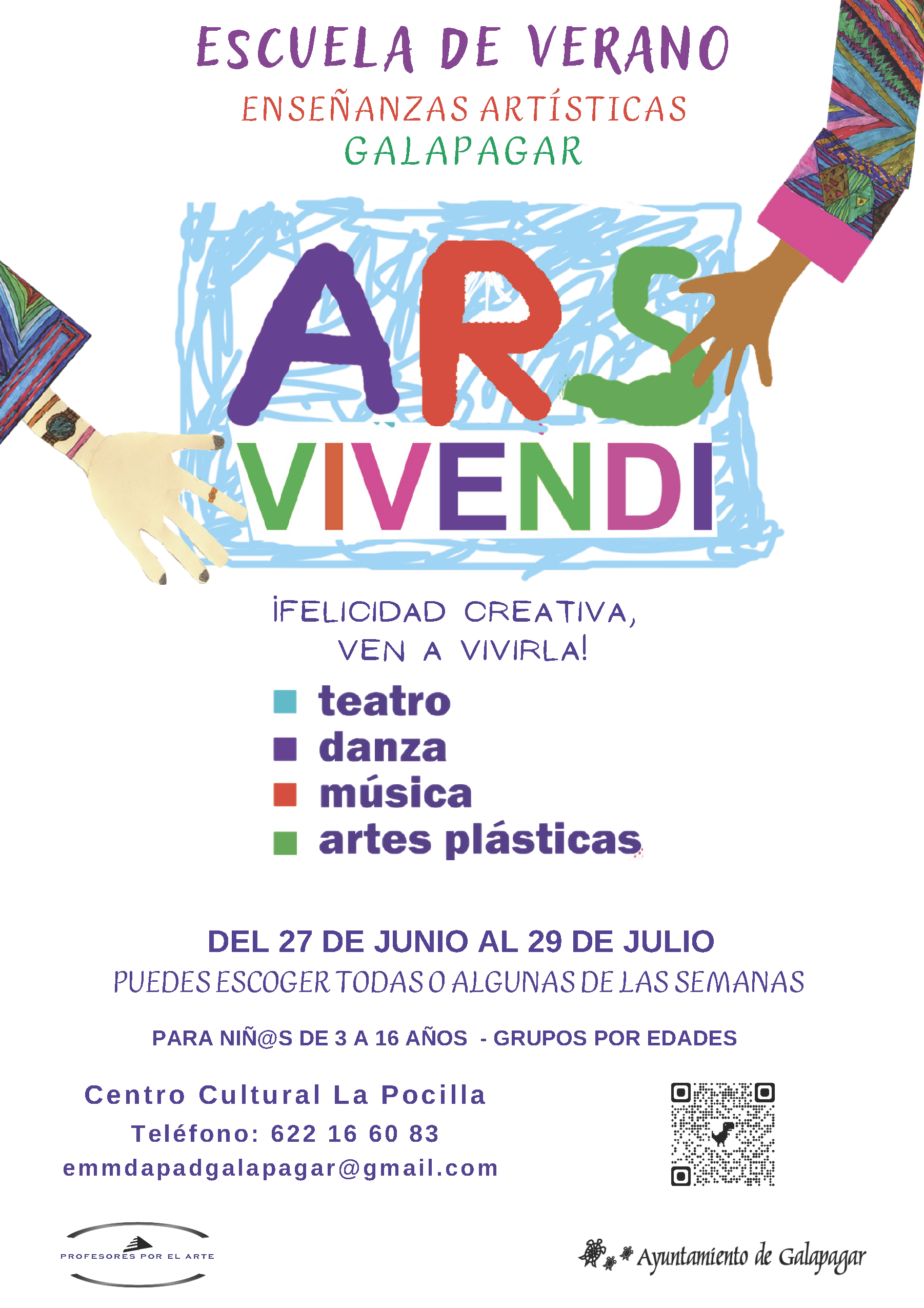 Campamentos deportivos y artísticos de verano en Galapagar