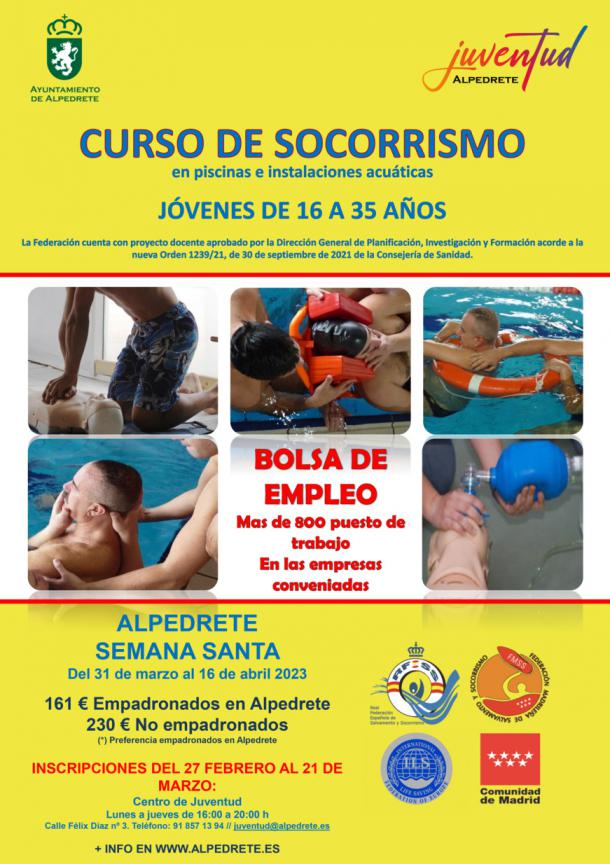 Curso de socorrismo en Alpedrete