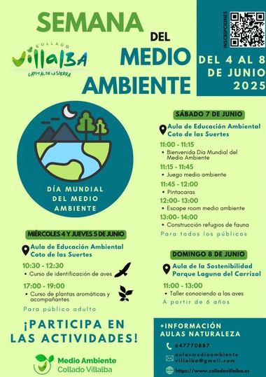 Collado Villalba organiza actividades por la Semana del Medio Ambiente
