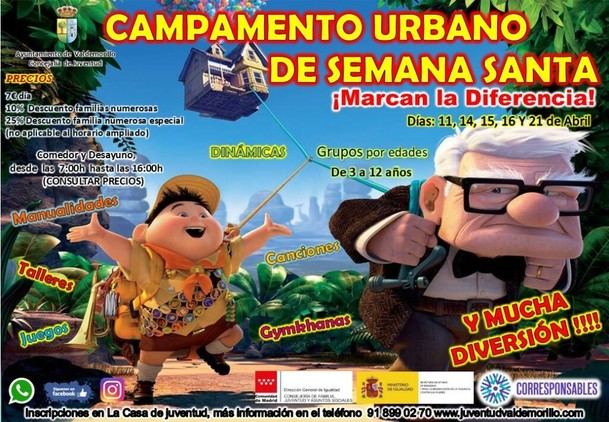 Inscripciones abiertas para el Campamento Urbano de Semana Santa en Valdemorillo