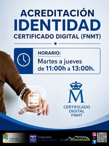 Trámite de acreditación para el Certificado Digital en Los Molinos