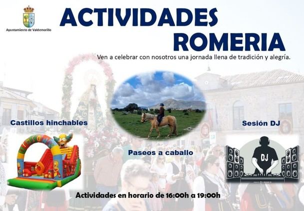 Actividades festivas para la romería de la Virgen de la Esperanza