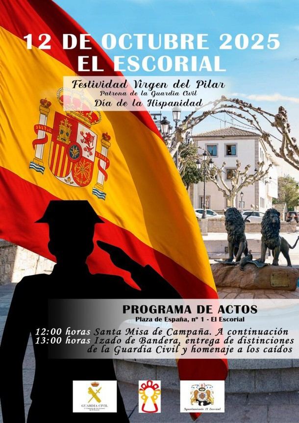 El Escorial celebra el Día de la Hispanidad con un evento al aire libre en la Plaza de España