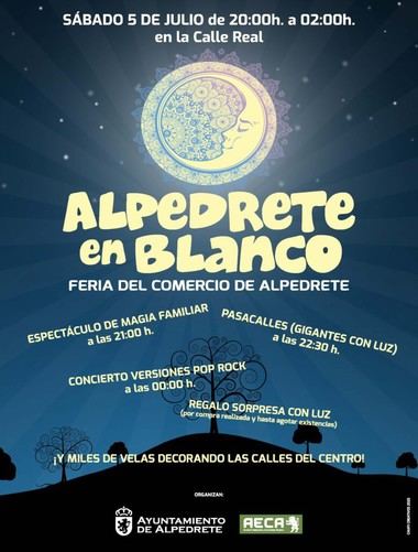 Alpedrete celebra su Noche en Blanco con música y comercio local