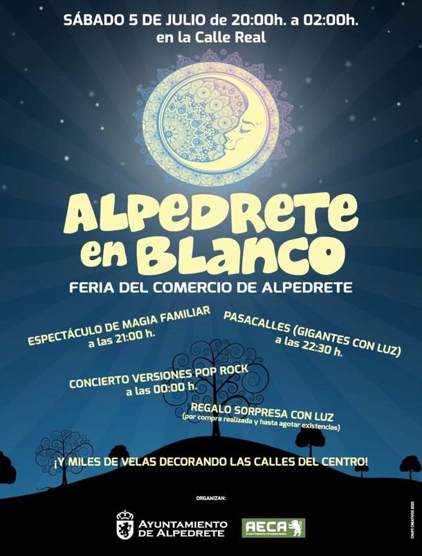 Alpedrete celebra su Noche en Blanco con música y comercio local