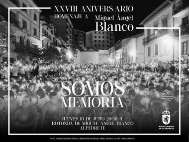 Alpedrete conmemora el XXVIII aniversario del asesinato de Miguel Ángel Blanco