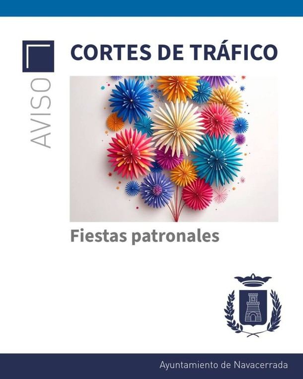 Cortes de tráfico por Fiestas Patronales en Navacerrada