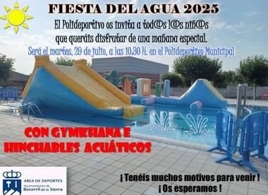 Becerril de la Sierra organizará su Fiesta del Agua el 29 de julio de 2025