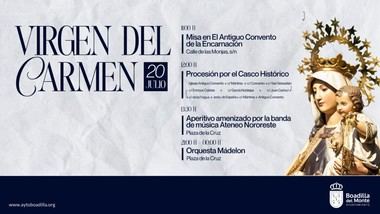 Boadilla festejará a la Virgen del Carmen con misa y música el 20 de julio