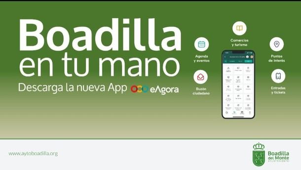 Boadilla del Monte lanza eAgora, una app para acceder a información municipal