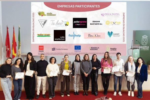 Boadilla del Monte reconoce a empresas por su compromiso con la igualdad