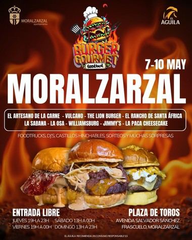 Festival Gourmet de Hamburguesas 2026: Sabor, música y diversión familiar en Moralzarzal