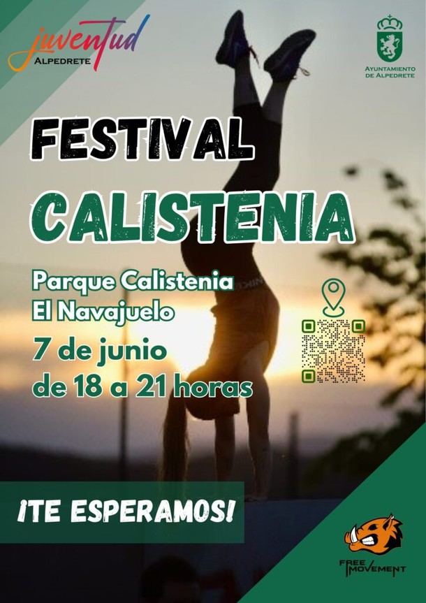 Alpedrete acogerá el I Festival de Calistenia el 7 de junio