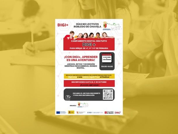 Campamento digital gratuito para niños en Robledo de Chavela