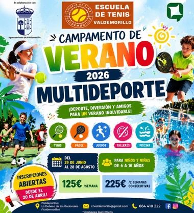 Campamento de Verano Multideporte en Valdemorillo del 29 de junio al 28 de agosto