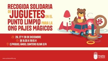 Recogida de juguetes solidaria para Pajes Mágicos en Boadilla
