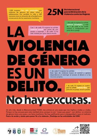 Alpedrete organiza actividades para el Día Internacional de la Eliminación de la Violencia contra las Mujeres