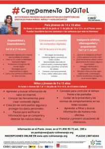 Campamentos de competencias digitales para jóvenes este verano