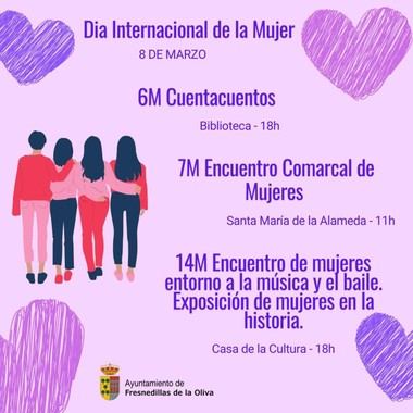 Actividades para el Día Internacional de la Mujer en Fresnedillas