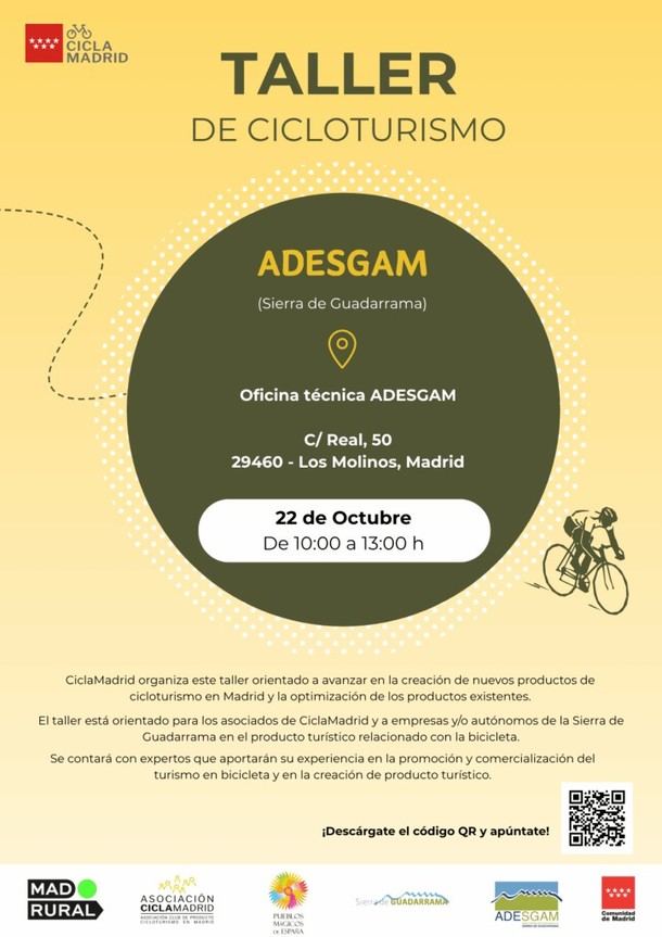 CiclaMadrid impulsa el cicloturismo en la Sierra de Guadarrama con un taller gratuito