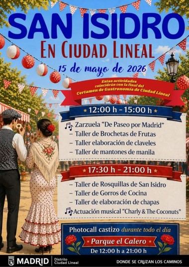 Ciudad Lineal festeja San Isidro con música y actividades para todos