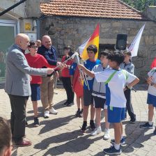 Inauguran las XII Olimpiadas Escolares en Moralzarzal con el encendido de la antorcha