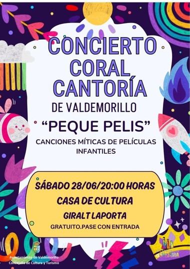 Concierto familiar gratuito con canciones de películas infantiles este sábado