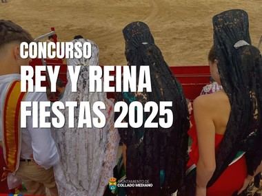 Convocan concurso para elegir a la Reina y Rey de las Fiestas 2025 en Collado Mediano