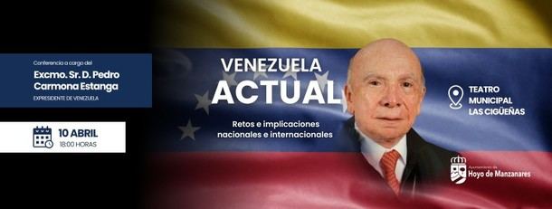 Conferencia sobre la situación actual de Venezuela en Hoyo de Manzanares