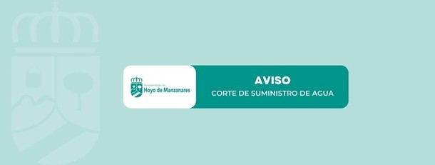 Corte de agua programado en Hoyo de Manzanares el 17 de diciembre