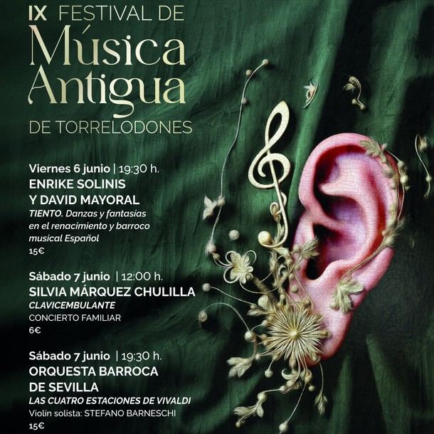 El Festival de Música Antigua destaca en la agenda cultural de junio