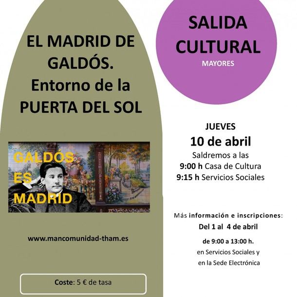 Excursión cultural para mayores de Torrelodones al Madrid de Galdós