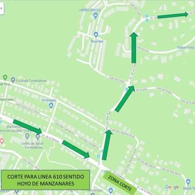 Corte de tráfico programado en la Avda. de la Dehesa por mantenimiento