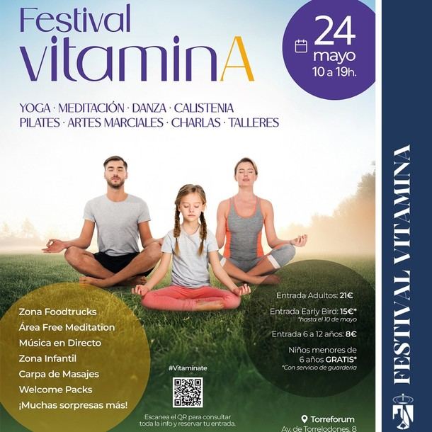 Festival Vitamina en Torrelodones promueve salud y bienestar el 24 de mayo