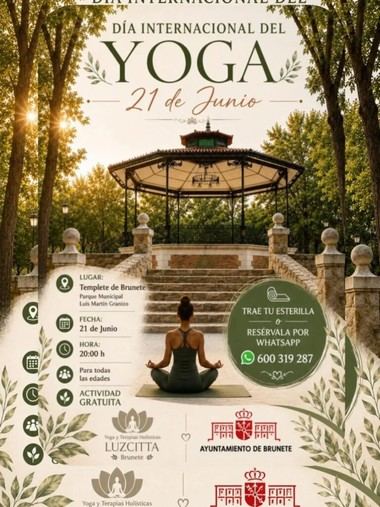Celebra el Día Internacional del Yoga en Brunete con una sesión gratuita