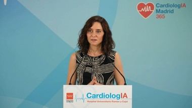 Díaz Ayuso lanza CardiologIA Madrid 365, un innovador sistema de telemedicina para enfermedades cardíacas