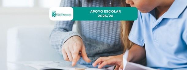 Inicio del Programa de Apoyo Escolar en Hoyo de Manzanares el 10 de septiembre