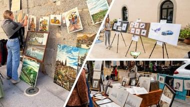 Arte al aire libre: 30 creadores se exhiben en San Lorenzo de El Escorial este fin de semana