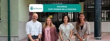 Mejoras en el CEIP Virgen de La Encina de Hoyo de Manzanares antes del nuevo curso escolar