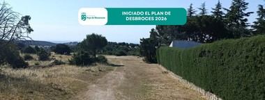 Hoyo de Manzanares inicia el Plan de Desbroces 2026 en más de 60 hectáreas