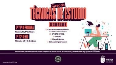 Curso gratuito de Técnicas de Estudio para alumnos de Primaria y ESO en Boadilla del Monte